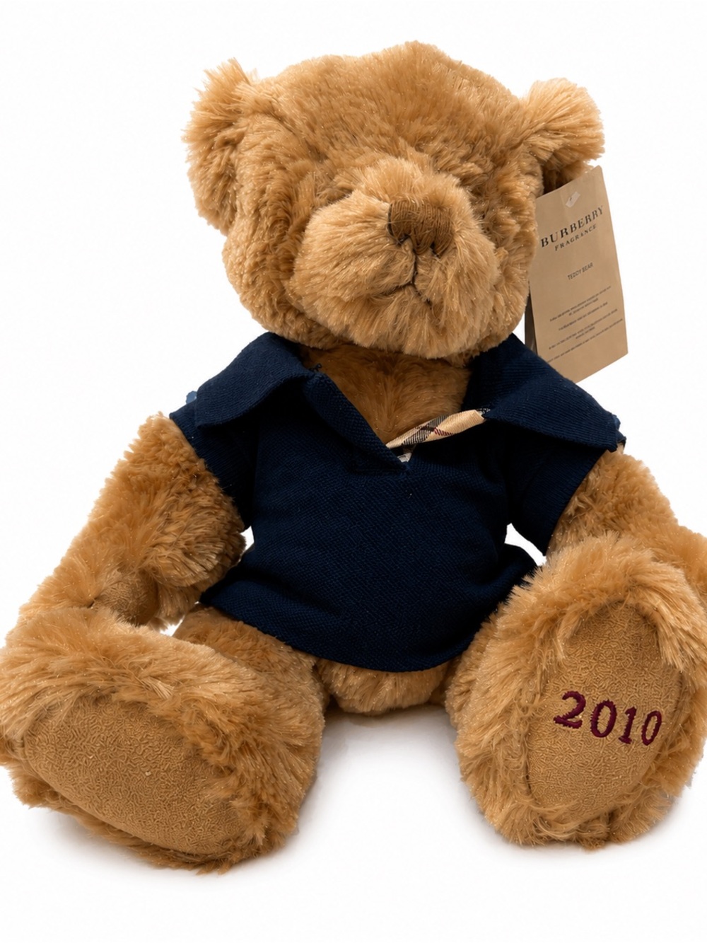 Burberry Fragrance Teddy Bear 2010 Plush Stuffed Animal w/ Tag Rare Collectible
